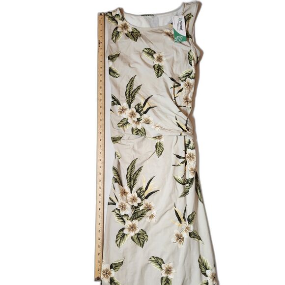 Women's Large Tall Floral Tencel Dress NWT - Picture 7 of 13